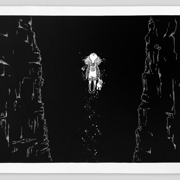 “Girl from the Bottom of the Sea and Other Stories” Une série de linogravures par Garth Jennings